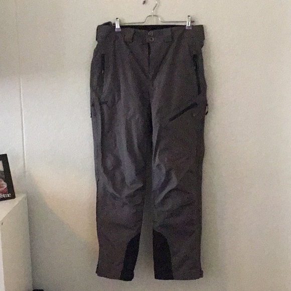 Men's Cirq brand gray and black snow pants - Picture 2 of 4
